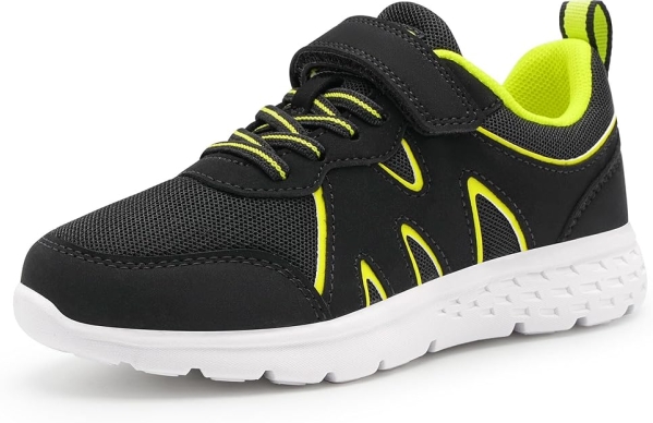 Stelle Kids Girls Sneakers - Lightweight Breathable Tennis & Running Shoes