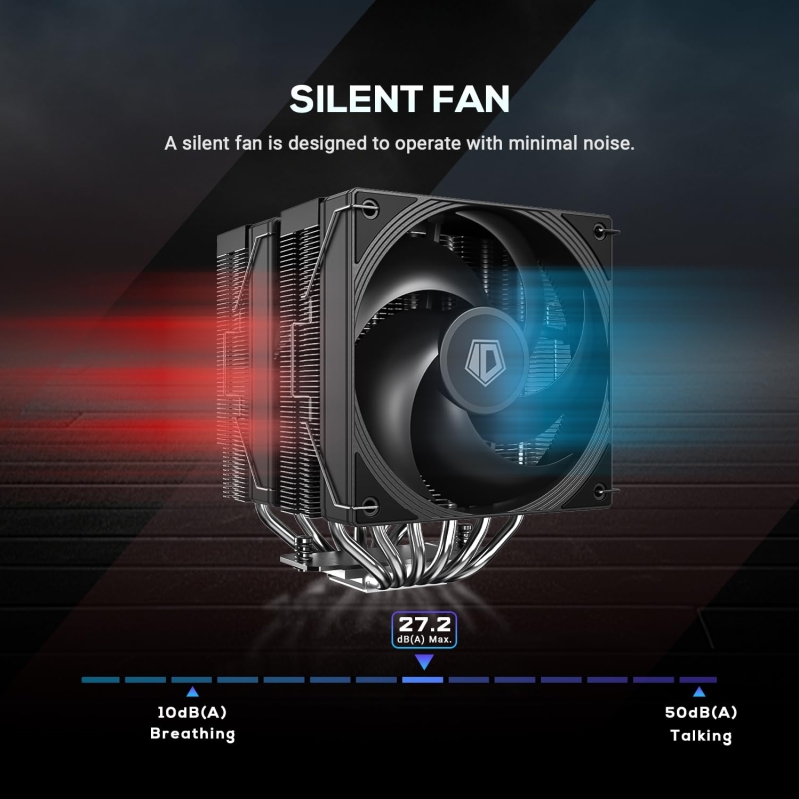 ID-COOLING FROZN A620 PRO SE Blackout Dual-Tower CPU Air Cooler - 6 Heatpipes