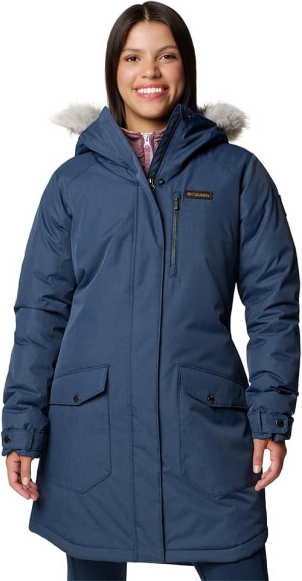 Columbia Women's Suttle Mountain Long Insulated Jacket - Omni-Heat Winter Parka