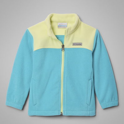 Columbia Girls' Toddler Castle Dale Full Zip Fleece Jacket - Soft Stretch Layer
