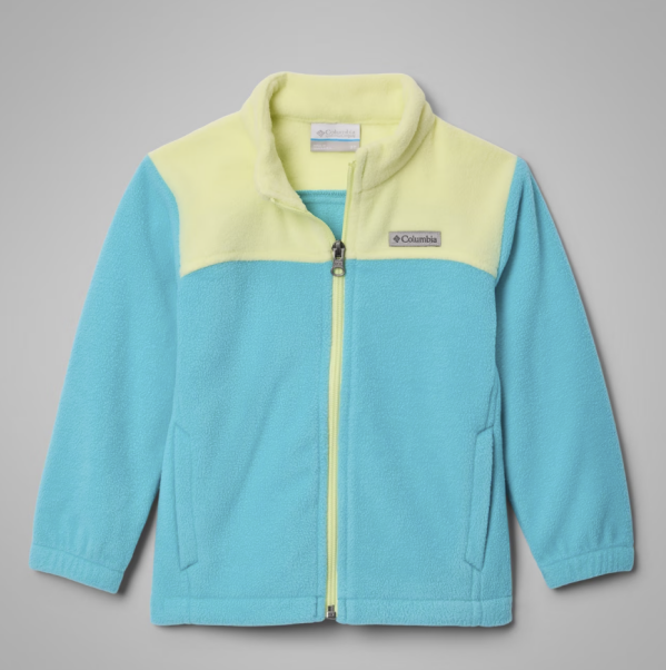 Columbia Girls' Toddler Castle Dale Full Zip Fleece Jacket - Soft Stretch Layer
