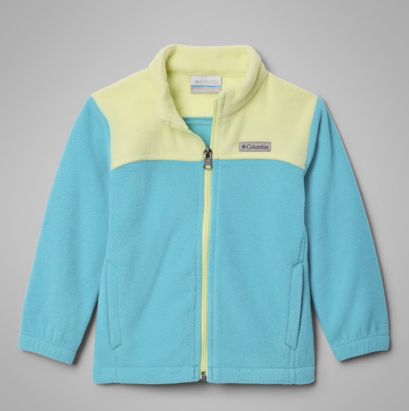 Columbia Girls' Toddler Castle Dale Full Zip Fleece Jacket - Soft Stretch Layer