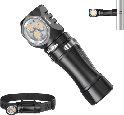 Wurkkos HD10 Rechargeable Right Angle Flashlight - 1200 Lumens & Anduril 2.0