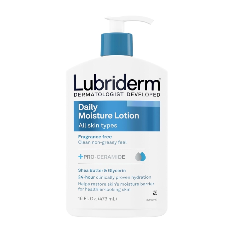 Lubriderm Daily Moisture Lotion + Pro-Ceramide - Fragrance-Free Face & Body Lotion (16 fl. oz)