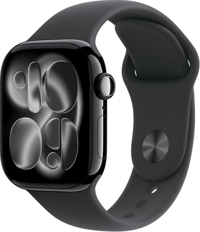 Apple Watch Series 11 [GPS 42mm] - Jet Black Aluminum with Black Sport Band