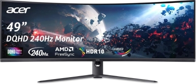 Acer Nitro 49” DQHD Curved Gaming Monitor - 240Hz 1000R UltraWide Display