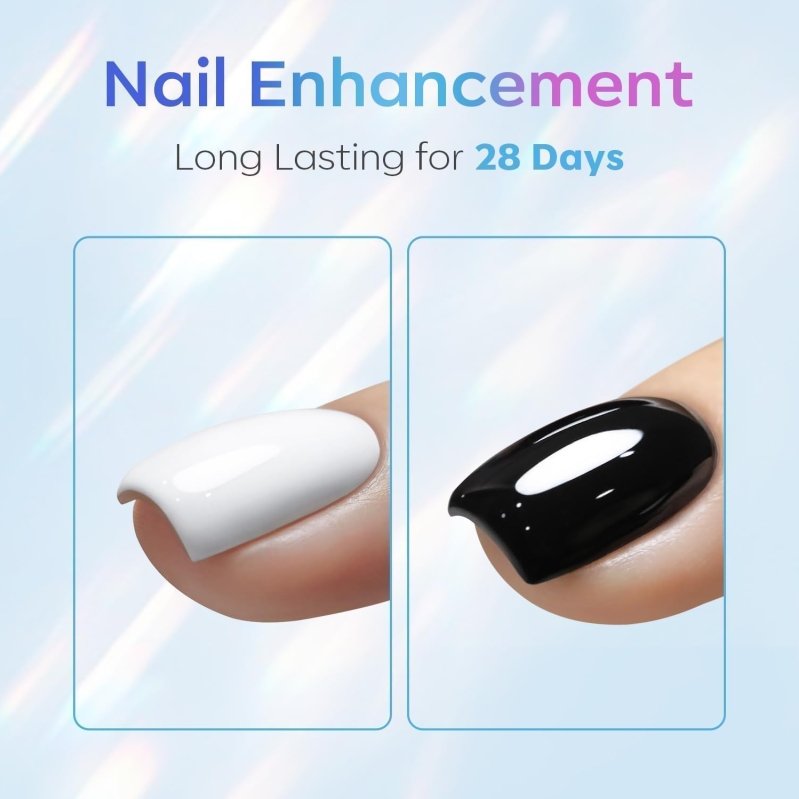 Modelones No Wipe Gel Top Coat - 15ml High Gloss Clear Gel Nail Polish