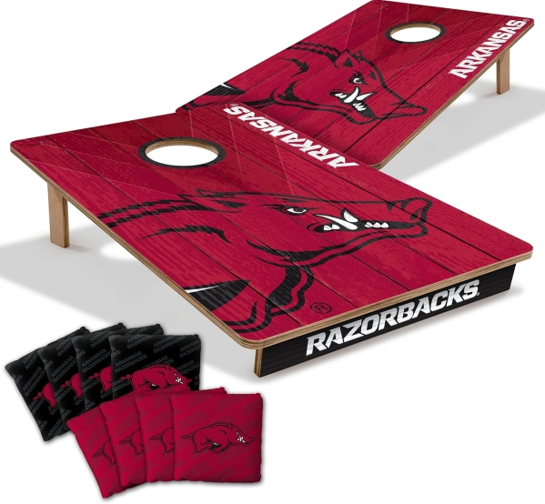 YouTheFan NCAA 2’ x 3’ Wood Cornhole Game - Officially Licensed Tailgate Set