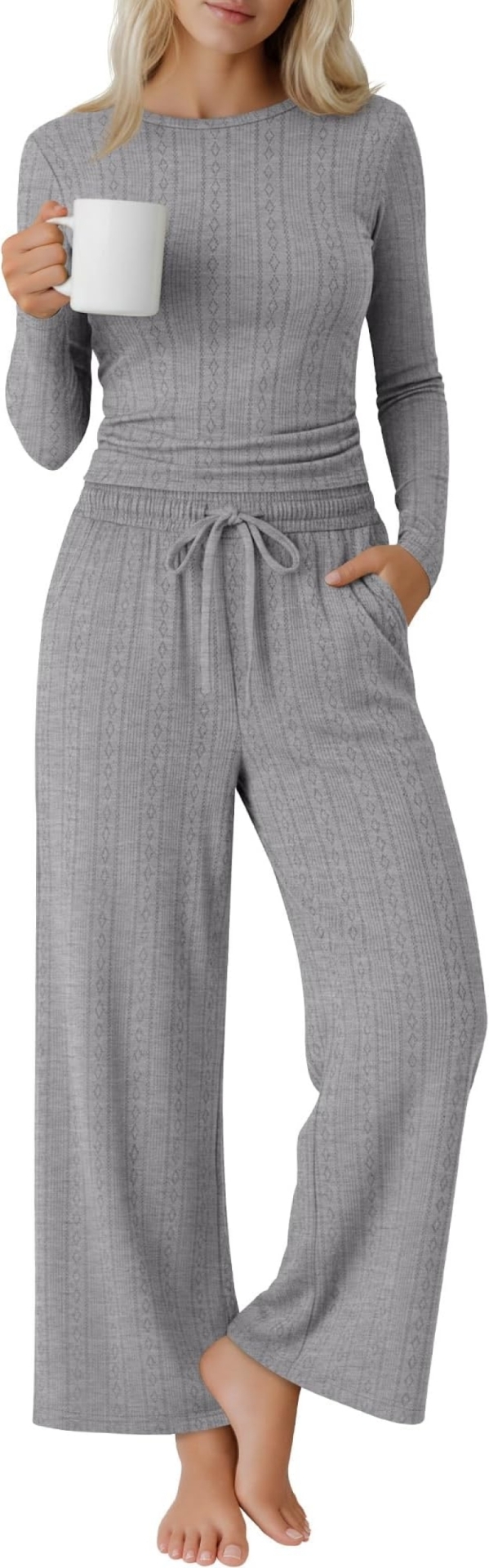 Grab 76% Off: Evervibe Women's 2 Piece Lounge Set - Must-Buy Deal!