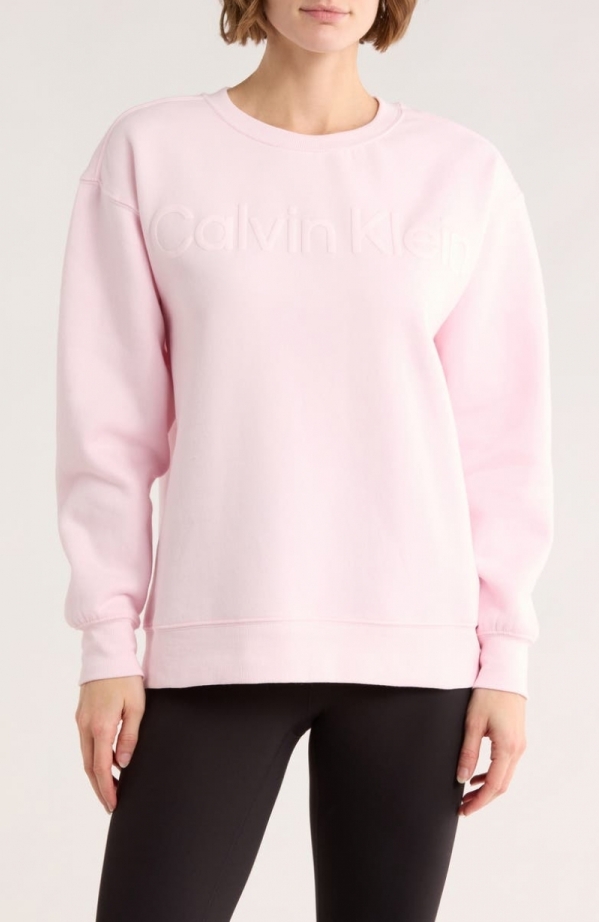Grab Your Calvin Klein Puff Print Fleece Sweatshirt for Just $13.73!