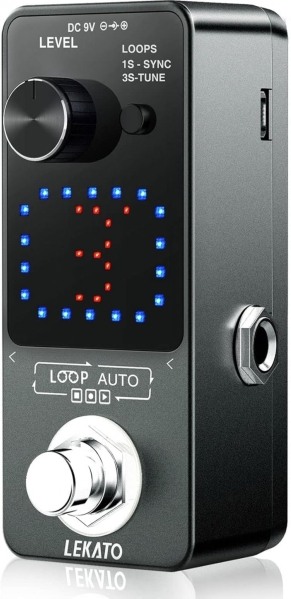 Grab the LEKATO Looper Pedal - 31% Off: Unlimited Overdubs & Sync Tuner!
