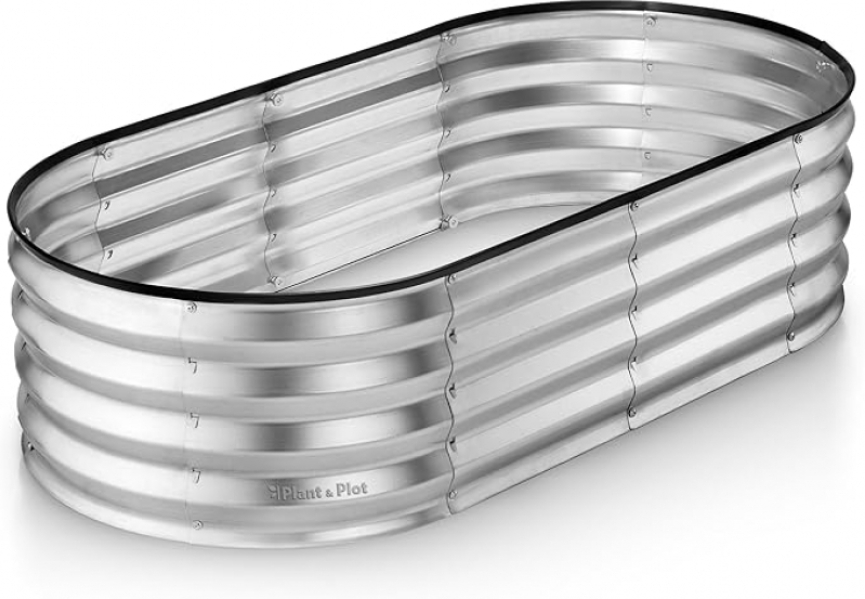 Save 26% on Durable 4x2x1 ft Galvanized Raised Garden Bed for Vegetables & Flowers!