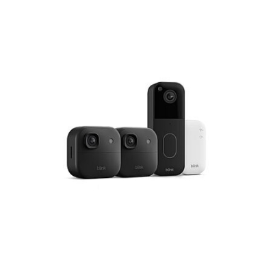 Blink Outdoor 2K+ & Video Doorbell Bundle – 2‑Year Battery, Smart Detection – $104