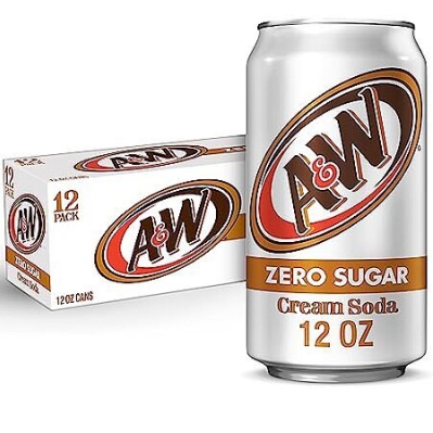 A&W Cream Soda Zero Sugar 12‑Pack – $4.75 (44% Off)