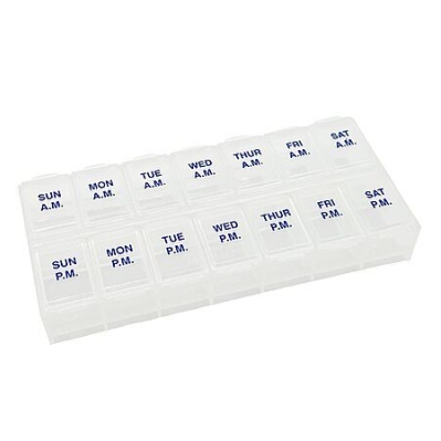 Ezy Dose 7-Day AM/PM Pill Organizer – $3.19 Deal, Portable Daily Med Case