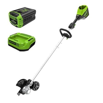 Greenworks 60V Brushless Cordless Edger – 2.0Ah Battery, Tool-Free Depth Adjust, Lightweight, 4‑Year Warranty – $209.98