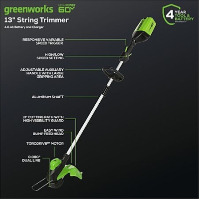 Greenworks 60V Cordless Yard Tool Combo – 13