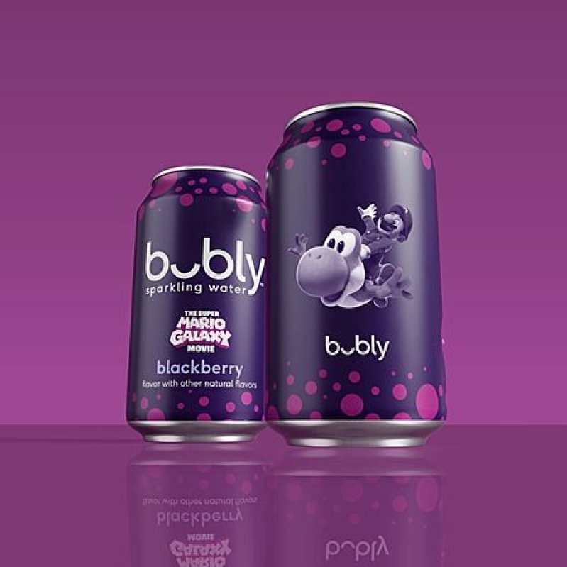bubly Blackberry & Raspberry Sparkling Water – 8‑Can Pack for $3.21