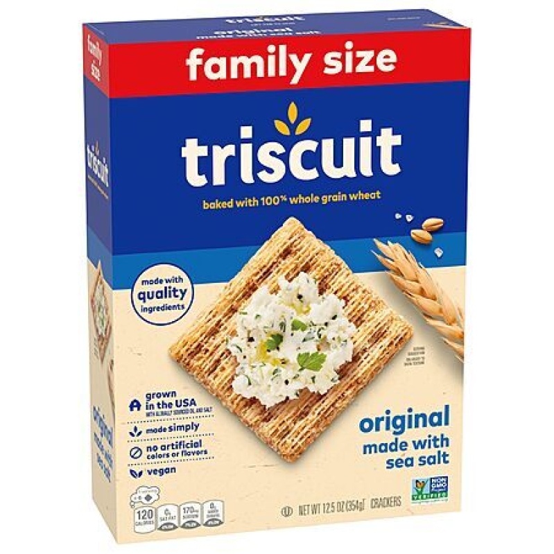 Triscuit Original Whole Grain Crackers – 12.5 oz Family Pack for $2.35 (25% Coupon)