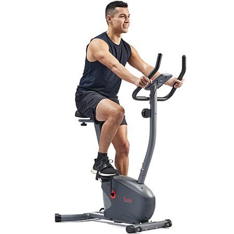 Sunny Health Smart Exercise Bike – $150 Deal, Pulse Sensor & Adjustable Seat
