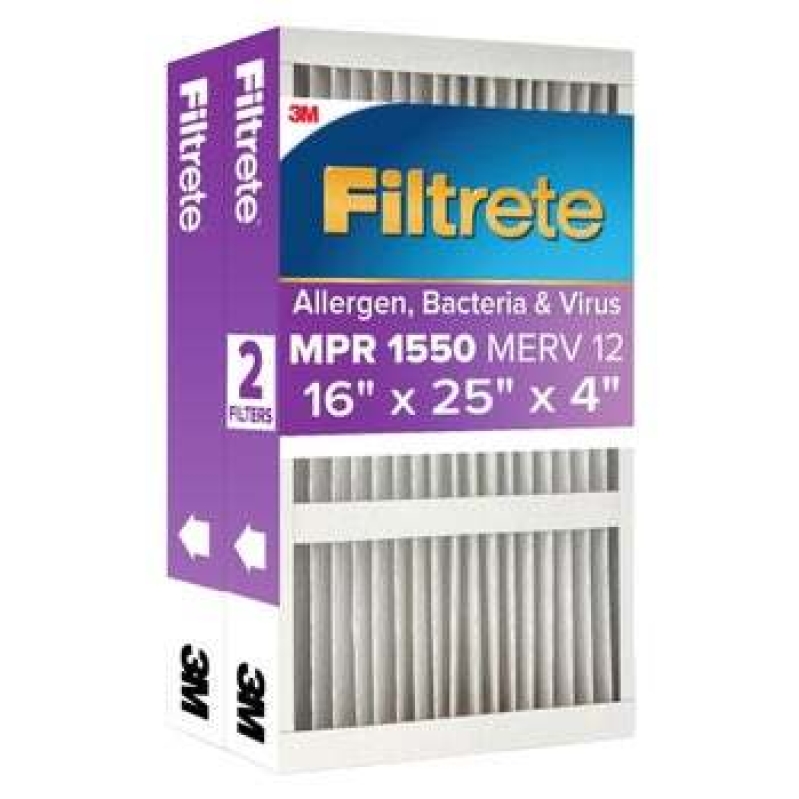 Filtrete 4” MERV 12 Air Filter 2‑Pack – $10 Off at Costco