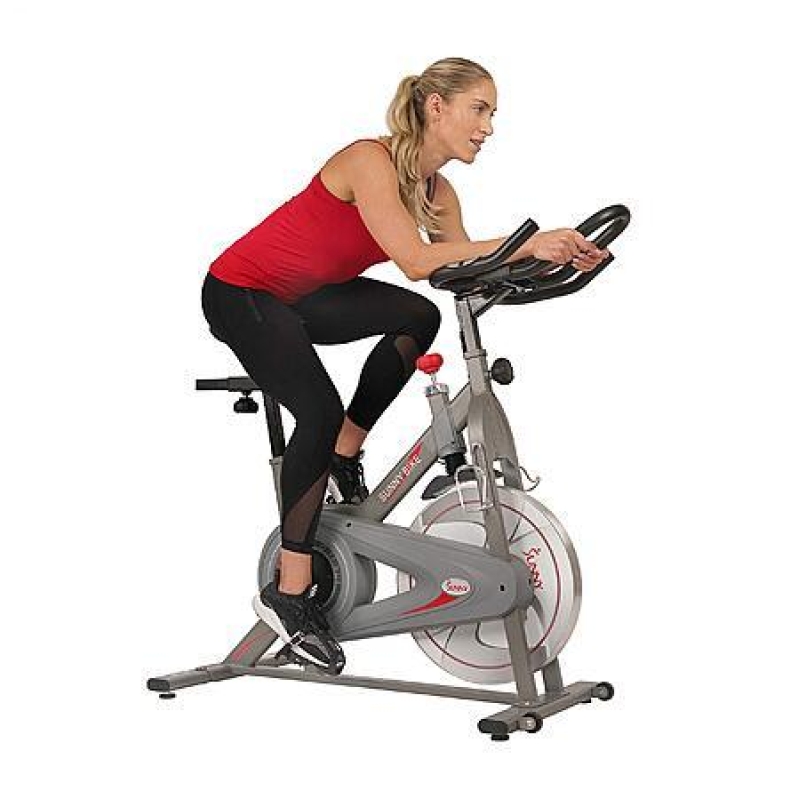Sunny Health & Fitness Synergy Exercise Bike – 30lb Flywheel, Silent Belt Drive, Magnetic Resistance – $250 Deal