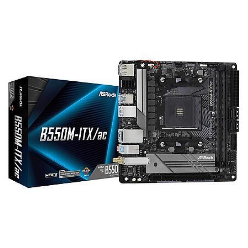 ASRock B550M-ITX/AC Mini ITX Motherboard – $89.99, Ryzen 5000 Ready