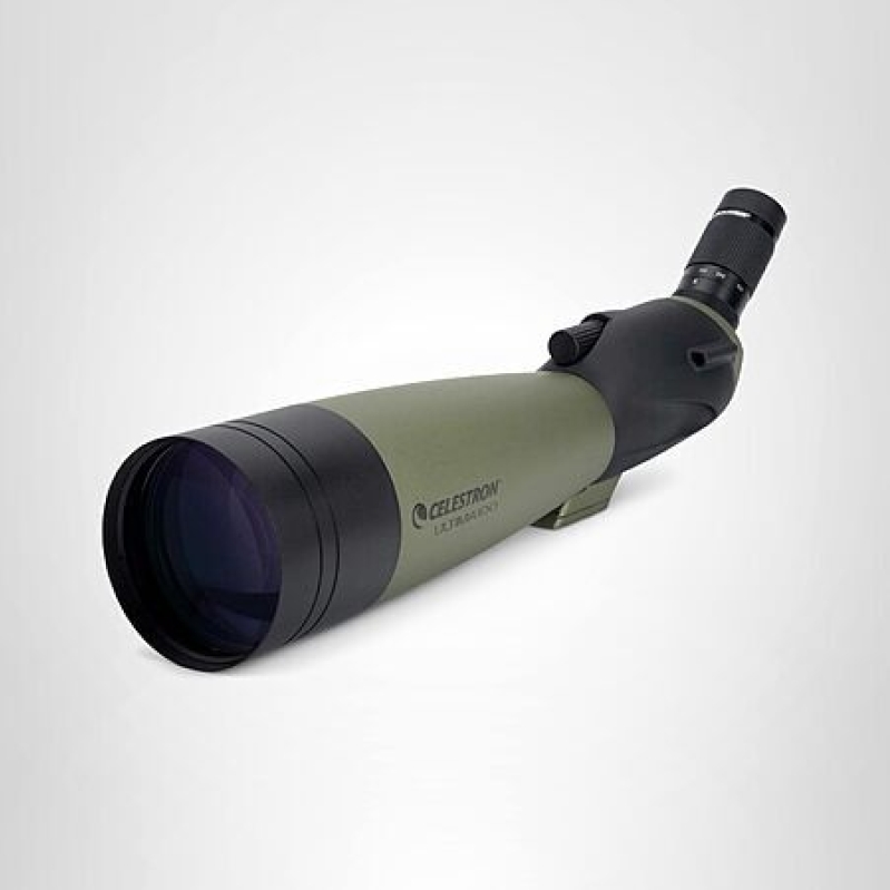 Deal: Celestron Ultima 100 Angled Spotting Scope – 22-66x Zoom, Waterproof, Soft Case
