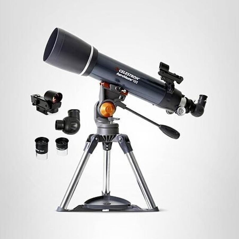 Celestron AstroMaster 102AZ – Compact Refractor Telescope with Bonus Software – $272.59 Deal