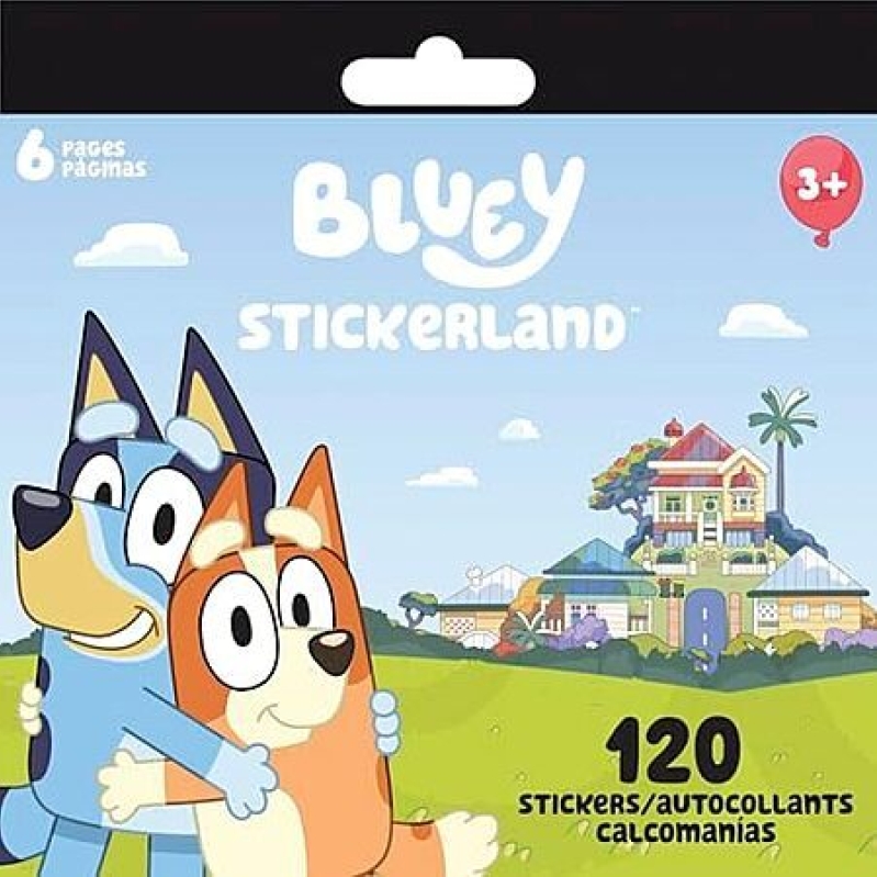 Bluey Mini Stickerland Pad – 120 Stickers for $1.39 (30% Off)