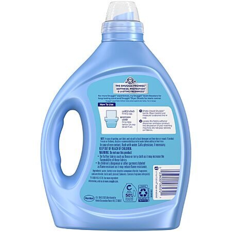 Snuggle Blue Sparkle Ultra Concentrated Fabric Softener – 200 Loads for $11.99