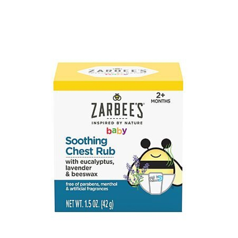 Zarbee's Baby Soothing Chest Rub – 1.5 oz, Eucalyptus & Lavender – $2.99 with Subscribe & Save