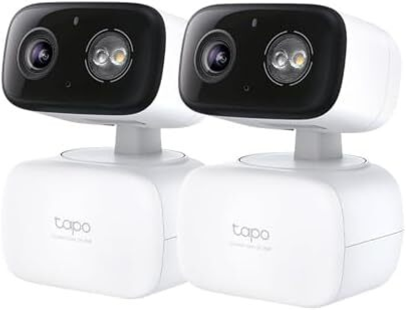 2-Pack Tapo HybridCam 360° 2K Security Cameras – $50 + Free Shipping
