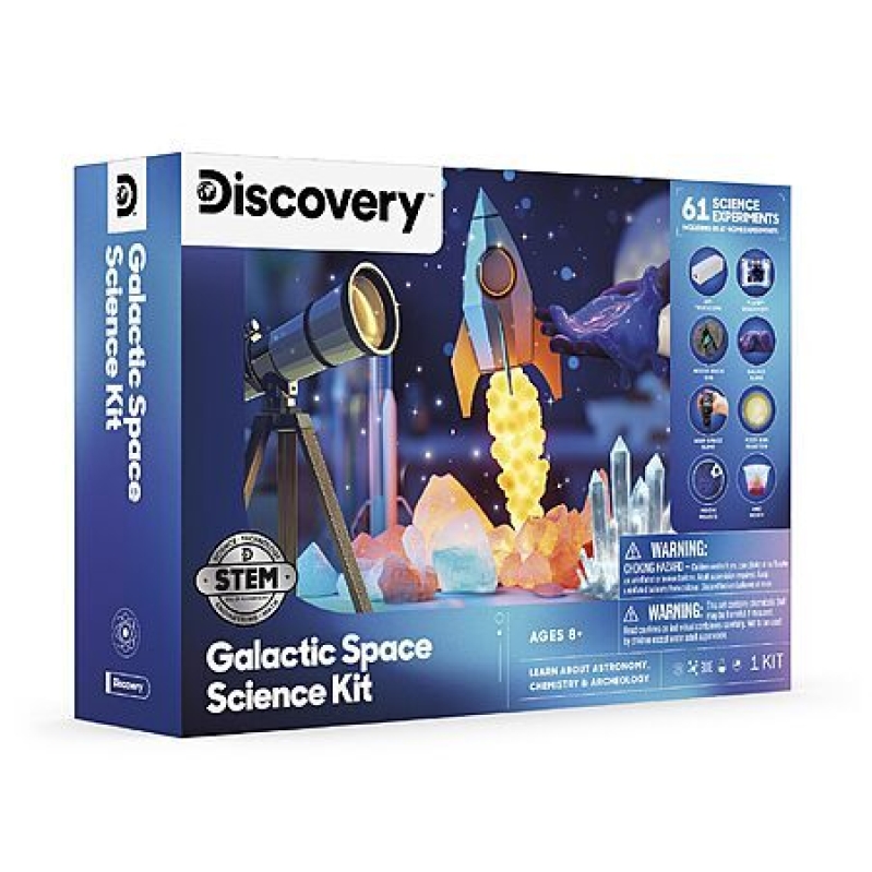 Discovery Galactic Space Science Kit – 61 Experiments for $16.46 + Free Shipping