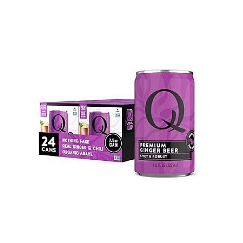 24-Pack Q Ginger Beer Mixers – Real Ginger & Organic Agave – $12.56 (40% Off)