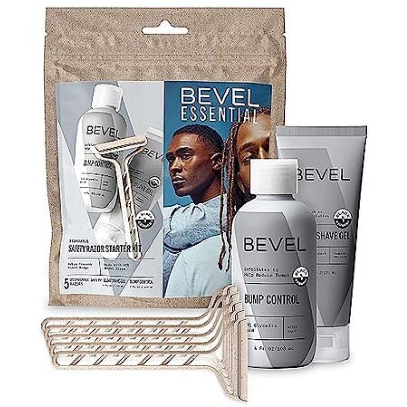 Bevel Essentials Disposable Safety Razor Kit – 53% Off, Smooth Shave for Less