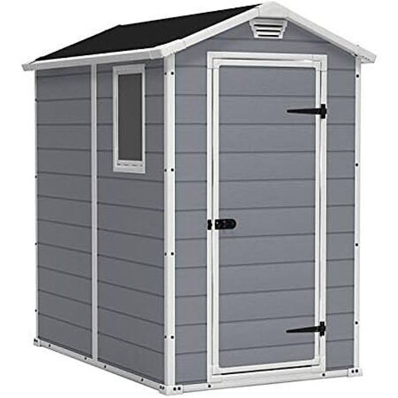 Keter Manor 4' x 6' Resin Storage Shed – $335.28 After 10% Prime Card Cashback