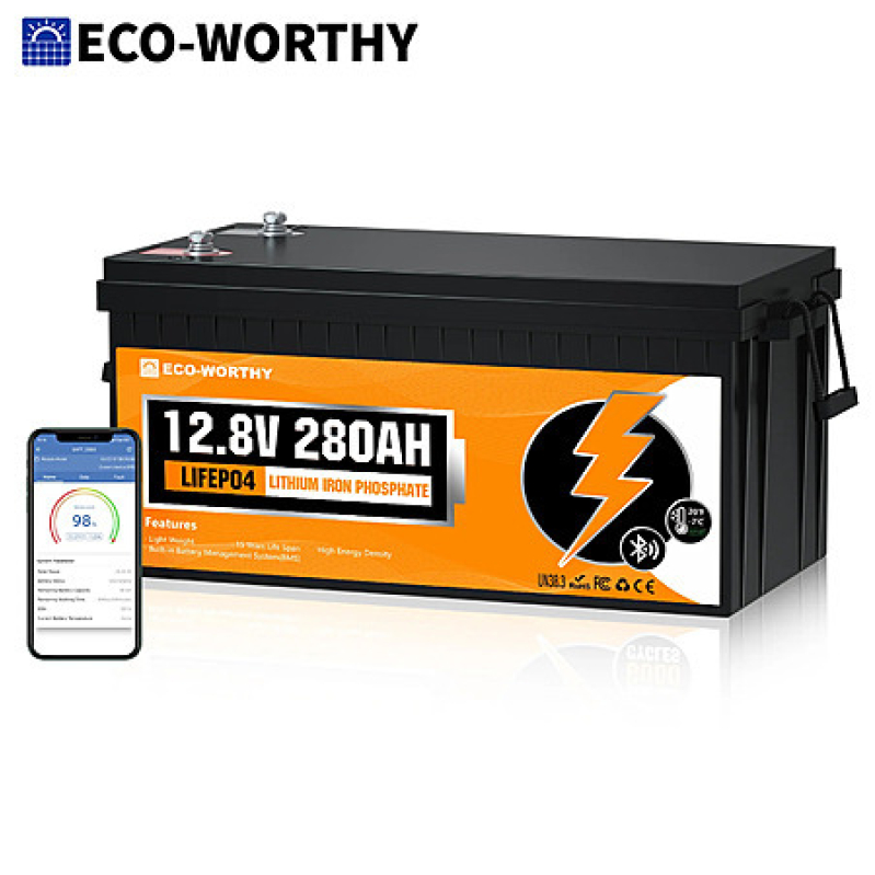 Deal: ECO-WORTHY 280Ah LiFePO4 RV Battery for $185 – Free Shipping