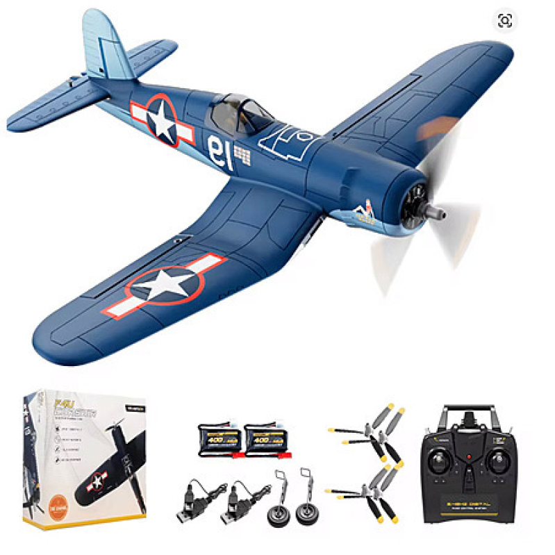 VOLANTEXRC 500mm Corsair F4U Brushless RTF Plane – $95