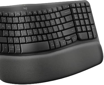 Logitech Wave Keys Wireless Ergonomic Keyboard – $52.49, 25% Off