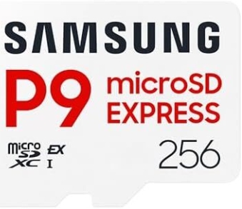 256GB Samsung P9 Express microSD Card – 800 MB/s Speed for $31.50