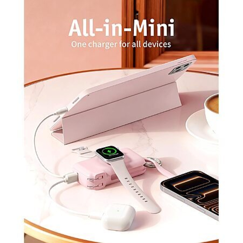 RORRY Flow 10,000mAh 40W Power Bank – Built-in USB‑C Cable & Foldable Plug, Now $27.99 with Code 20RORRYCB4