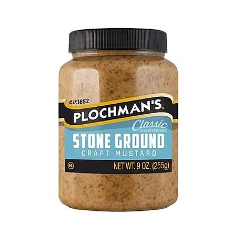 Plochman's Natural Stone Ground Mustard 12-Pack - 70% Off Deal