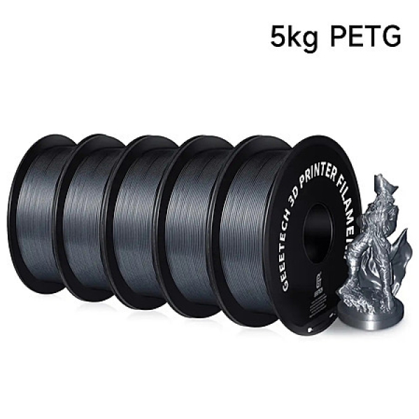 5‑Pack GEEETECH 1 kg PETG Filament – $5 Off Today