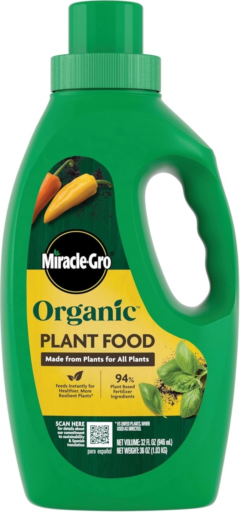 Miracle-Gro Organic Plant Food – 32 oz – Now $6.64 (37% Off)