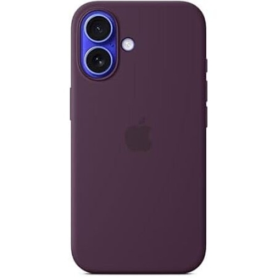 Apple iPhone 16 Silicone MagSafe Case – Plum – $9.99 Deal