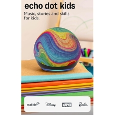 Amazon Echo Dot Kids Smart Speaker + 1 Year of Amazon Kids+